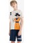 Erkek Çocuk Dragon Ball Pijama Takımı Kısa Kollu Üst Beli Lastikli Şort E0337A825SM 4