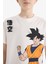 Erkek Çocuk Dragon Ball Pijama Takımı Kısa Kollu Üst Beli Lastikli Şort E0337A825SM 5