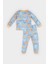 Erkek Bebek Pijama Takımı Hayvan Desenli Uzun Kollu Üst Beli Lastikli Uzun Alt E6935A525SP 1