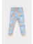 Erkek Bebek Pijama Takımı Hayvan Desenli Uzun Kollu Üst Beli Lastikli Uzun Alt E6935A525SP 2