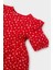 Kız Bebek Desenli Kısa Kollu Flamlı Poplin Elbise E5809A525SP 2