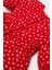Kız Bebek Desenli Kısa Kollu Flamlı Poplin Elbise E5809A525SP 4