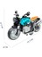 Işıklı ve Müzikli Model Motor Sesli Çek Bırak Motor Diecast Motor Modelleri Mavi 14CM 2