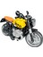 Işıklı ve Müzikli Model Motor Sesli Çek Bırak Motor Diecast Motor Modelleri Sarı 14CM 3