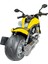 Işıklı ve Müzikli Model Motor Sesli Çek Bırak Motor Diecast Motor Modelleri Sarı 16CM 4