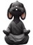 Yoga Oturma Odası Bahçe Dekorasyonu Bonsai Masaüstü Süsleri Siyah (Yurt Dışından) 1