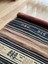 88 x 296 cm El Dokuma Kilim, Çizgili Desenli Vintage Yün Kilim, Boho Tarzı, Antik Anadolu Kilimi 4