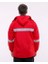 Bondit Polarlı Kırmızı Reflektörlü Kapüşonlu Iş Montu - Water Proof Iş Montu 1