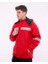 Bondit Polarlı Kırmızı Reflektörlü Kapüşonlu Iş Montu - Water Proof Iş Montu 2