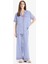 Pijama Takımı Viskon Kısa Kollu Üst Esnek Belli Uzun Alt-Fall in Love E7651AX25SP 1