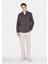 Regular Fit Shirt Neck Düz Erkek Gri Uzun Kol Gömlek CL1070136 2