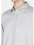 Regular Fit Shirt Neck Düz Erkek Yeşil Uzun Kol Gömlek CL1073846 4