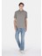 Comfort Fit Polo Yaka Düz Erkek Yeşil Kısa Kol Tişört CL1073959 1