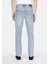 044 Karl Straight Fit Düşük Bel Düz Paça Erkek Mavi Jean Pantolon CL1073395 2