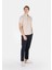 Regular Fit Polo Yaka Düz Erkek Bej Kısa Kol Tişört CL1073960 3