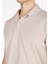 Regular Fit Polo Yaka Düz Erkek Bej Kısa Kol Tişört CL1073960 4