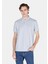 Regular Fit Polo Yaka Düz Erkek Mavi Kısa Kol Tişört CL1073960 1