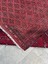 188X337 cm Büyük Kırmızı Tonlu Türk Kilimi, Şık Desenli El Dokuma Vintage Halı, Bohem Ev Dekoru Yün Kilim 2