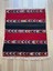 65 x 87 cm Siyah Kırmızı Çizgili Küçük Kilim, Harika Kondisyonlu Vintage Türk Kilim, Renkli Dekoratif Kilim 1