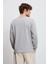 Eskitme Efektli Relax Fit Uzun Kol Tshirt 4