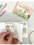 Kawaii 50 Yaprak Pembe Momo Defter Sticker/ Çıkartma/ Defter Süsleme/ Bullet Journal/ Yapışkanlı Eti 2