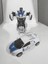 Robot Polis Arabası 1:32 Kendinden Robota Dönüşebilen It Bırak Sürtmeli Mekanizma Transformer Araba 2