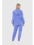 Papatya Nakış Esprili Oversize Sweatshirt 3
