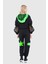 Neon Garnili Yıldız Baskılı Pileli Sweatshirt 3