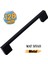 Dar Köprü Kulp 128 mm Mat Siyah Metal Mobilya Mutfak Çekmece Dolap Dolabı Kapak Kulpu 12.8 cm 1