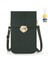 Kadın Kilit Toka Crossbody Çanta Dokunmatik Ekran Cep Telefonu Cüzdan Kız Öğrenci Toka Küçük Para Cüzdanı (Yurt Dışından) 1