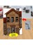 Yıkık Dökük Tahta Ev 99 Parça Puzzle Yapboz TABLO-1308-3336 1