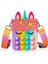 Hengshan Unicorn Pop Çanta Bag It Fidget Oyuncak Kızlar Bubble Popitsfidgets Paketi Gökkuşağı Poppit Çocuklar Toplu It's S (Yurt Dışından) 1