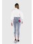 Aplikeli Skinny Jean Mavi Pantolon 3