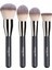Büyük Boy 4 Lü Profesyonel Allık Fondöten Kontur Fosforlu Kabuki Makyaj Fırçası - Makeup Brush 2