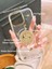 Apple iPhone 16 Uyumlu Dolar Figürlü Taşlı Simli Şeffaf Kılıf 3
