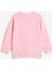 Kız Çocuk Bisiklet Yaka Oversize Sweatshirt - Pembe (2-3 Yaş 7-8 Yaş) 3