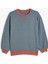 Erkek Çocuk Bisiklet Yaka Oversize Sweatshirt - Indigo (2-3 Yaş 7-8 Yaş) 2