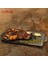 Döküm Dikdörtgen Izgara Çift Yön Hot Plate Döküm Demir Yekpare Çift Kulplu Ölçü 26x47cm. 8