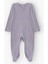 Unisex Bebek %100 Pamuklu Rahat Kalıp Mevsimlik Tulum - Lila (0-3 Ay 6-9 Ay) 2