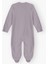 Unisex Bebek %100 Pamuklu Rahat Kalıp Mevsimlik Tulum - Lila (0-3 Ay 6-9 Ay) 4