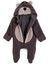Unisex Bebek Peluş Kulak Detaylı Tulum - Antrasit (3 Ay - 1 Yaş) 2