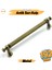 Selçuklu Antik Sarı Metal Kulp 192 mm Mobilya Çekmece Mutfak Dolabı Dolap Kapak Kulpları 1