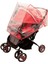Pembe Bebek Arabası Puset Yağmurluğu 2