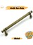 Selçuklu Antik Sarı Metal Kulp 160 mm Mobilya Çekmece Mutfak Dolabı Dolap Kapak Kulpu 1