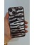 Iphone 13/14 Uyumlu Kamera Çevresi Taşlı Parlak Zebra Desen Sert Slikon Telefon Kılıfı 1