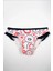 Kız Bebek Beyaz Kalp Desenli Lacivert Fırfırlı Bikini Altı 4