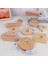 Yuekeda-Led Işık Ahşap Taban Kare 8X2CM, Üç Renkli Işık (Yurt Dışından) 3