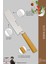 Elit Serisi Mutfak Bıçak Seti Et Ekmek Sebze Salata Pizza Börek Şef Bıçak Seti 2 Li Set (MFT-6830) 3