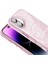 iPhone 16 Kılıf Magsafe Şarj Özellikli Parlayan Simli Zore Okso Kapak - Pembe 5