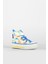 Ada Desenli Erkek Bebek Beyaz/saks Mavi Sneaker 3